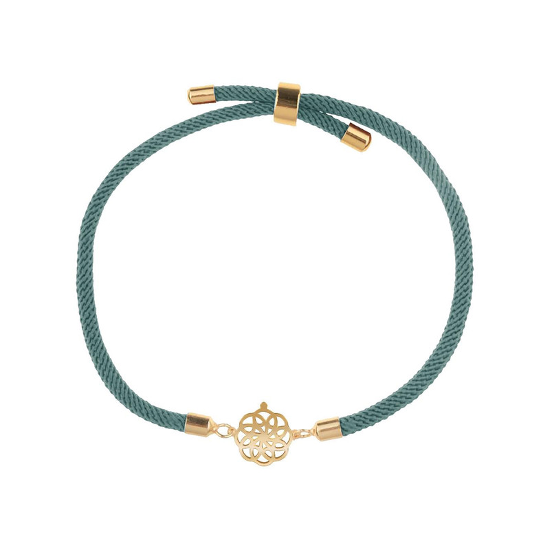 دستبند طلا 18 عیار زنانه مدوپد مدل اسلیمی کد D16-10530