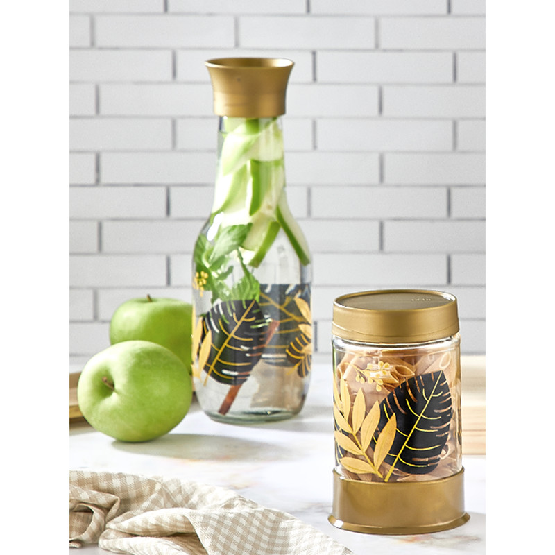 بطری هانه مدل گلدن برگ درب اتوماتیک کد HN-1749 بطری هانه مدل گلدن برگ درب اتوماتیک کد HN-1749