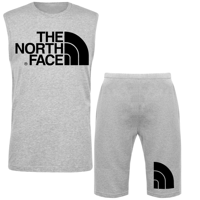 ست تاپ و شلوارک مردانه مدل The North Face کد MH126