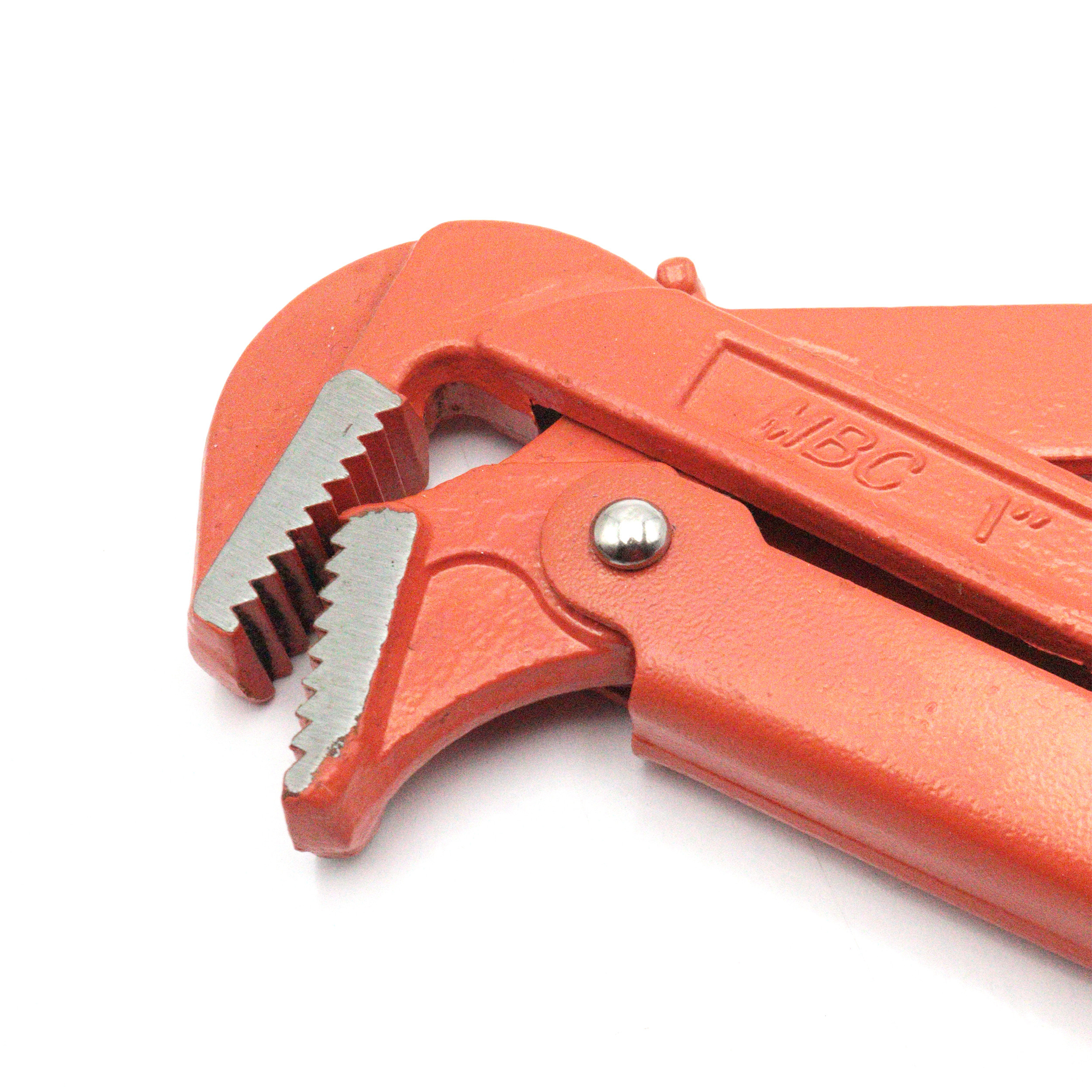 آچار لوله گیر ام بی سی مدل دو دسته کد YP-1INCH-32CM سایز 1 اینچ