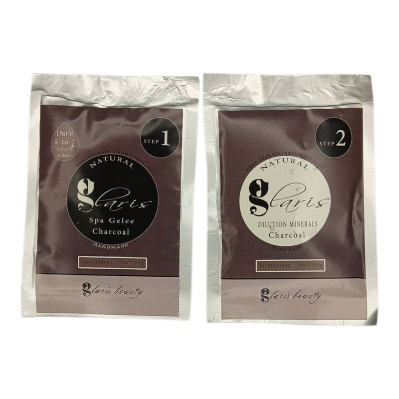 پدی ژل پدیکور گلاریس مدل charcoal وزن 35 گرم به همراه حلال