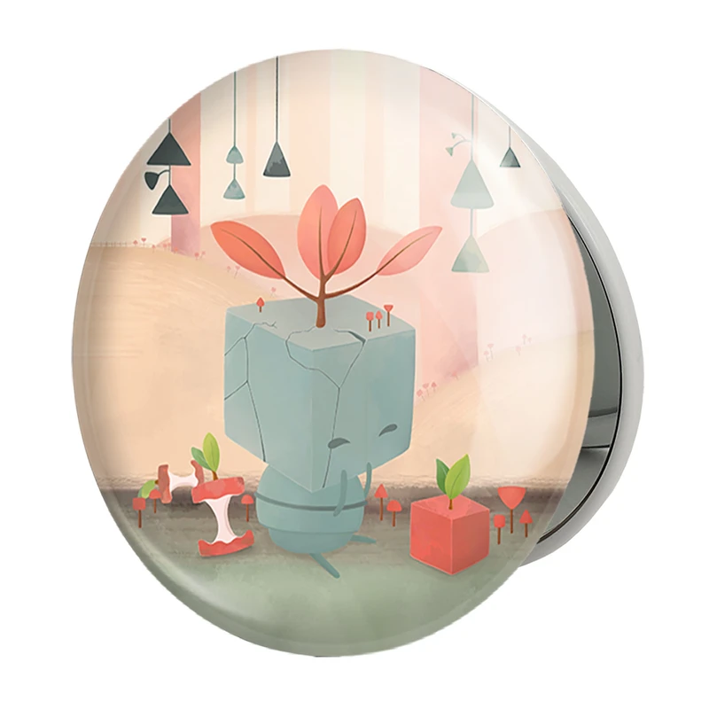 آینه جیبی خندالو طرح بازی گریس (Gris) مدل تاشو کد 35540