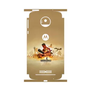 MAHOOT Serious Sam Game Series-FullSkin Cover Sticker for Motorola Moto Z