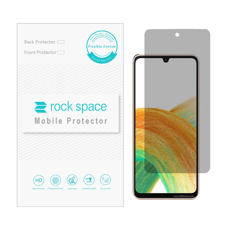 محافظ صفحه نمایش حریم شخصی راک اسپیس کد PRV مناسب برای گوشی موبایل سامسونگ Galaxy A33 5G