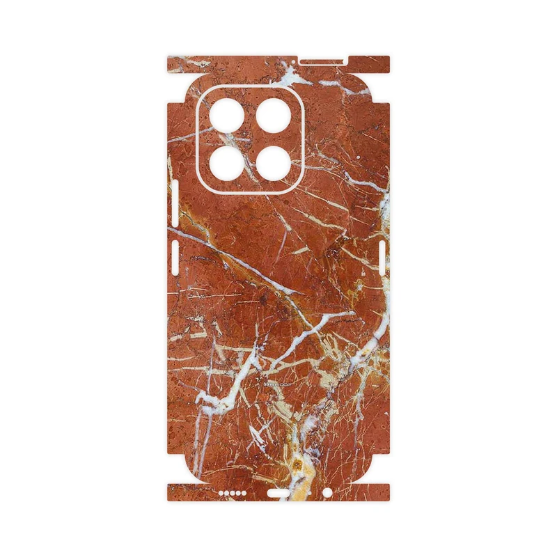 برچسب پوششی ماهوت مدل Red Marble-FullSkin مناسب برای گوشی موبایل آنر X6c