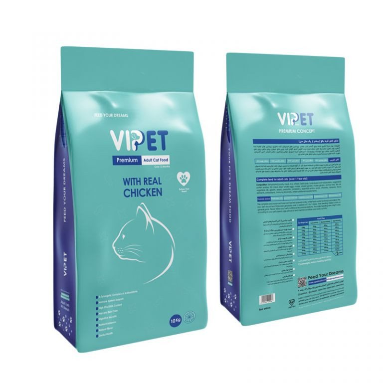 غذای خشک گربه وی پت مدل بالغ وزن 10 کیلوگرم