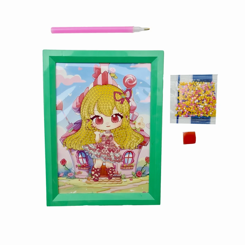 بازی آموزشی مدل ساخت تابلو نقاشی الماسی طرح پرنسس A168-D-2