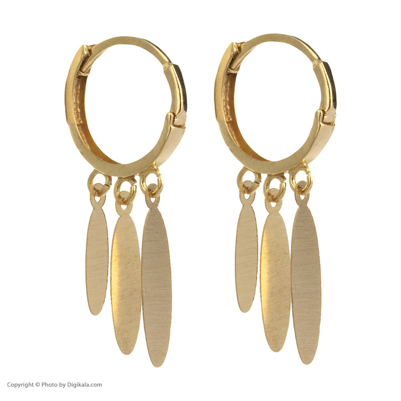 گوشواره طلا 18 عیار زنانه گالری یارطلا کد AG27-8