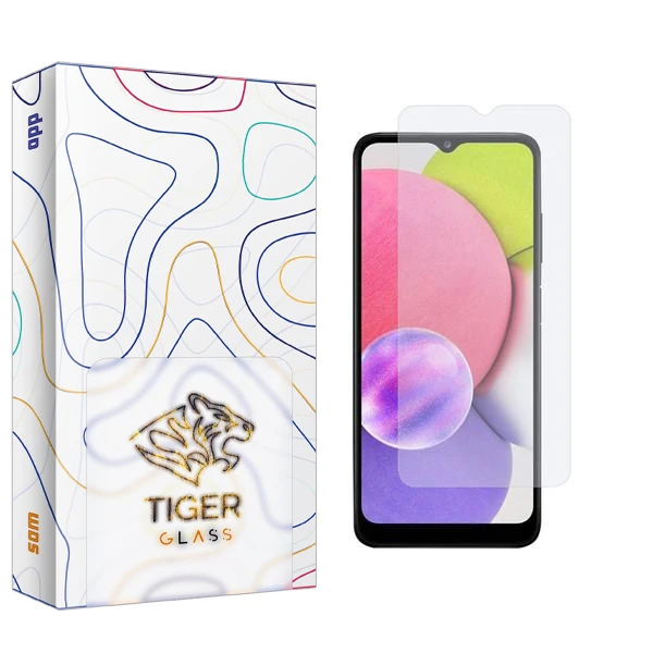 محافظ صفحه نمایش تایگر گلس مدل SAM2 مناسب برای گوشی موبایل سامسونگ Galaxy A03 Core