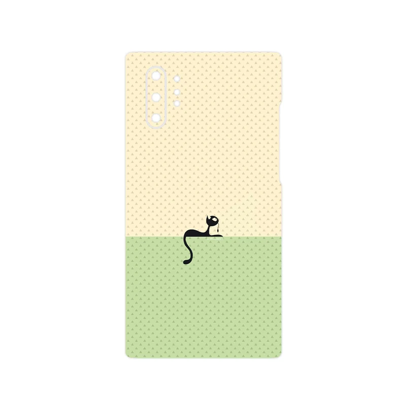 برچسب پوششی ماهوت مدل Minimal Internet Cat Icon مناسب برای گوشی موبایل سامسونگ Galaxy Note 10 Plus