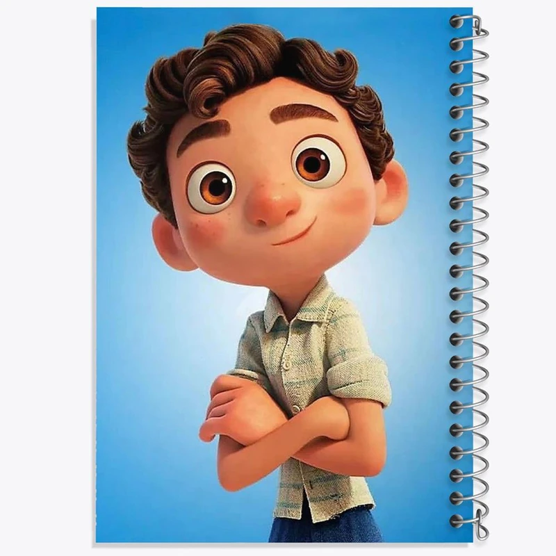 دفتر مشق 50 برگ خندالو مدل انیمیشن لوکا Luca کد 4530