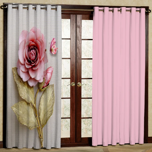 پرده مدل مخمل پانچی کد 7270 سایز 280x140 سانتی متر