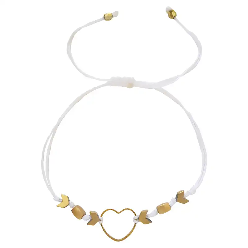 پابند زنانه ماه فام طرح قلب کد P100066