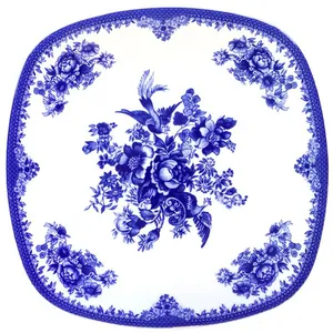 بشقاب غذاخوری چینی زرین ایران مدل فلورانس بسته 4 عددی