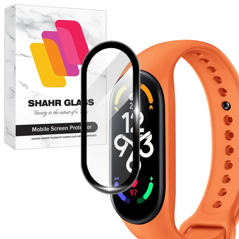 محافظ صفحه نمایش شهر گلس مدل SWPM مناسب برای ساعت هوشمند شیائومی Mi Band 7