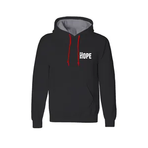 هودی مردانه مدل Hope کد K16 رنگ مشکی