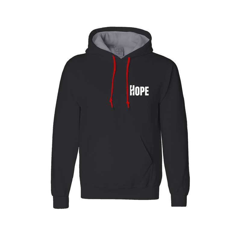 هودی مردانه مدل Hope کد K16 رنگ مشکی