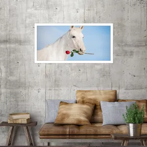 تابلو بکلیت طرح اسب سفید مدل W-S3866