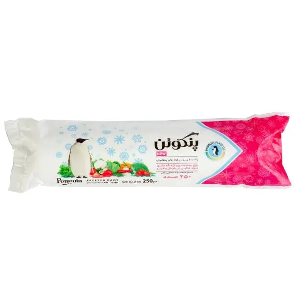 کیسه فریزر پنگوئن مدل رولی بسته 250 عددی