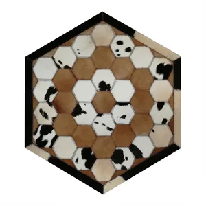 کلاژ فرش پوست و چرم کمالی مدل AD-00444