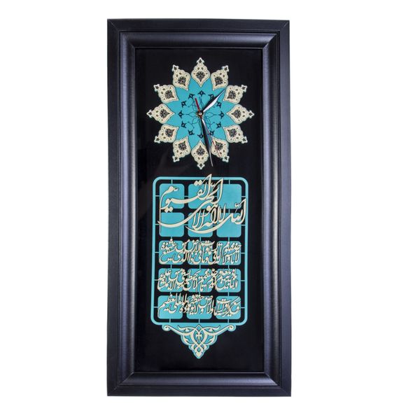 ساعت دیواری طرح خوشنویسی کد TAB_016