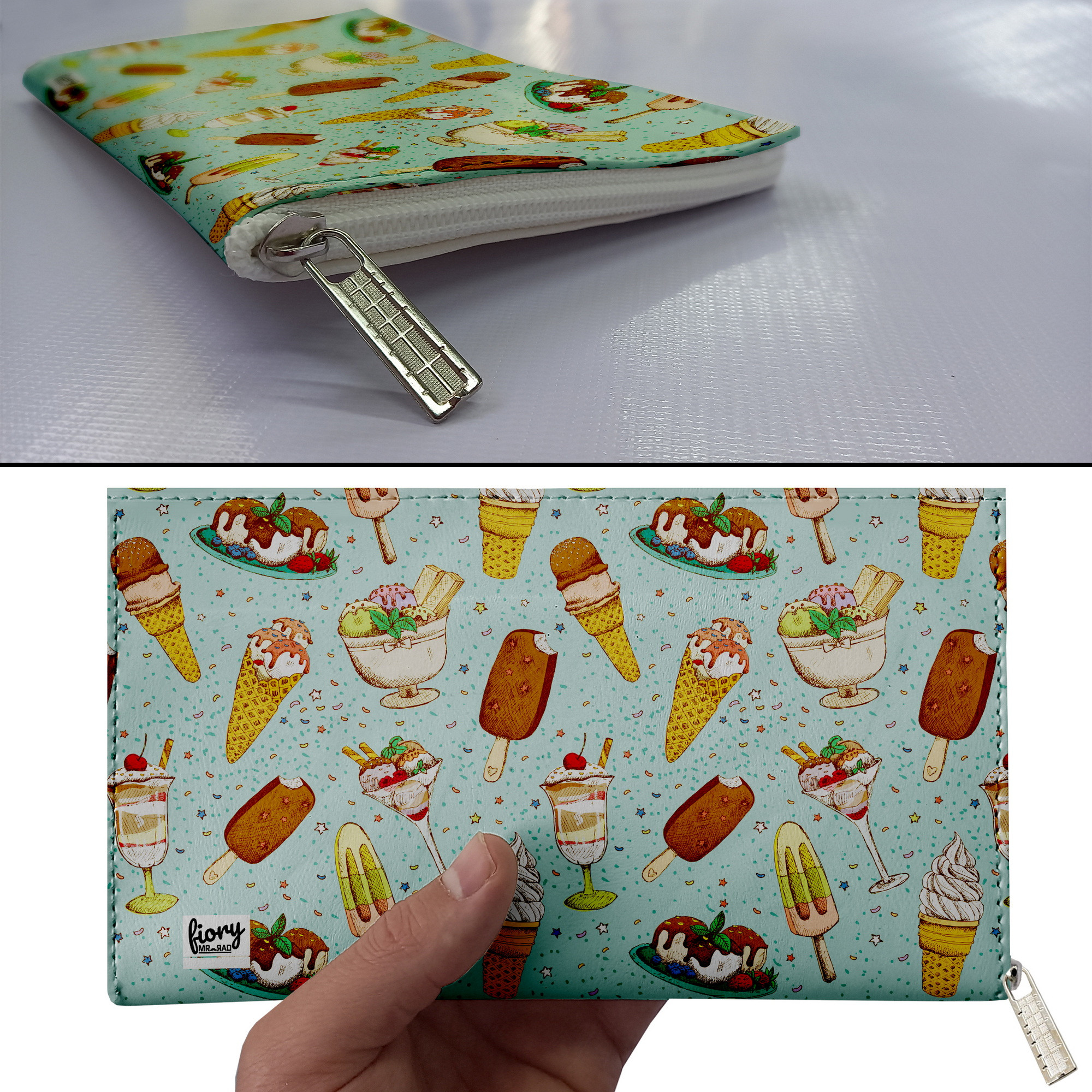 جای لقمه مستر راد مدل فانتزی طرح بستنی کد 2186