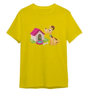 تی شرت آستین کوتاه پسرانه مدل سگ هاپو کد 188