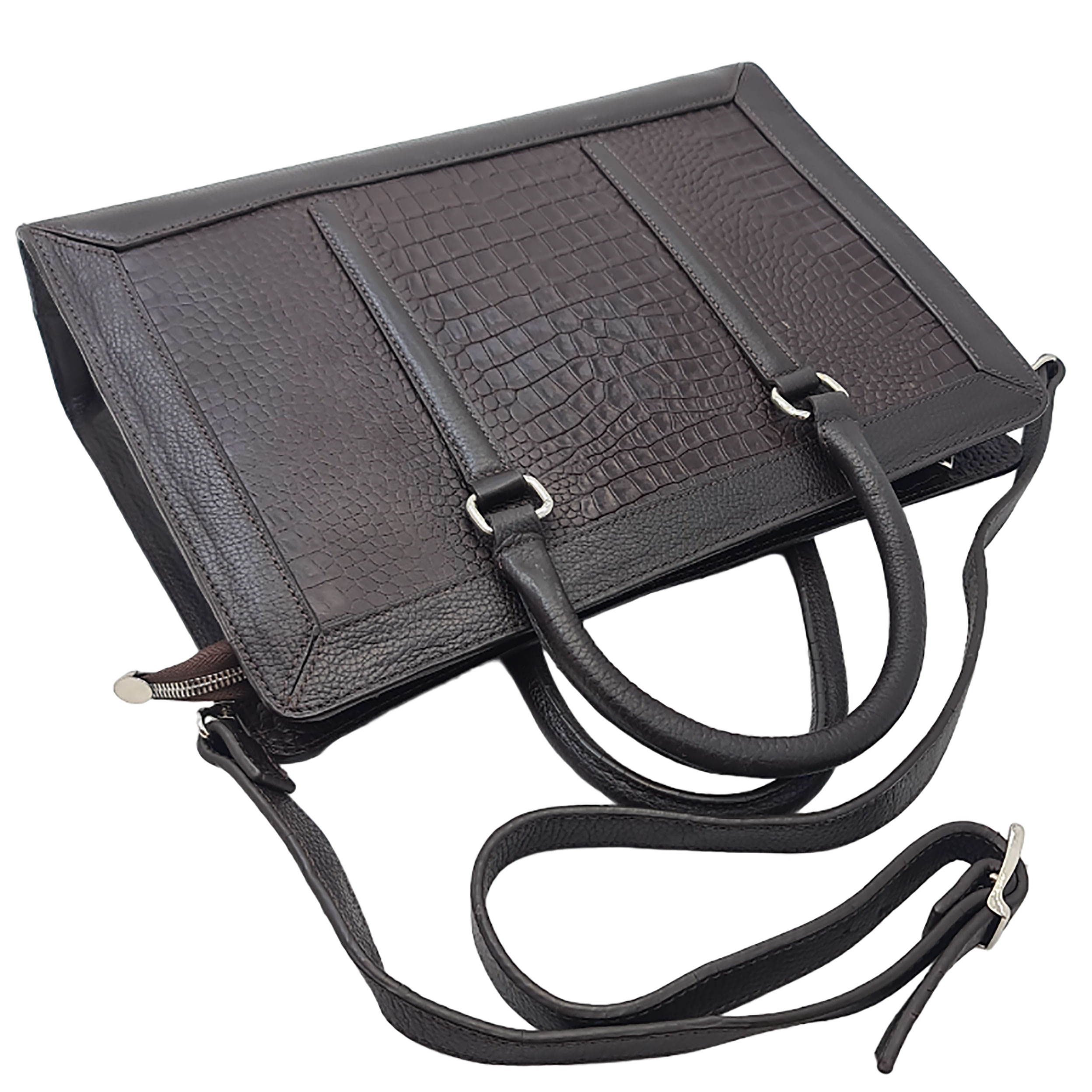 کیف دستی زنانه مدل آریوس چرم طبیعی گاوی کد S_653