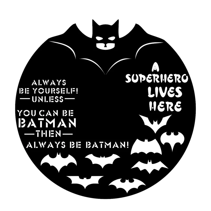 دیوارکوب طرح بتمن آرکام شوالیه تاریکی مدل B1046-2929