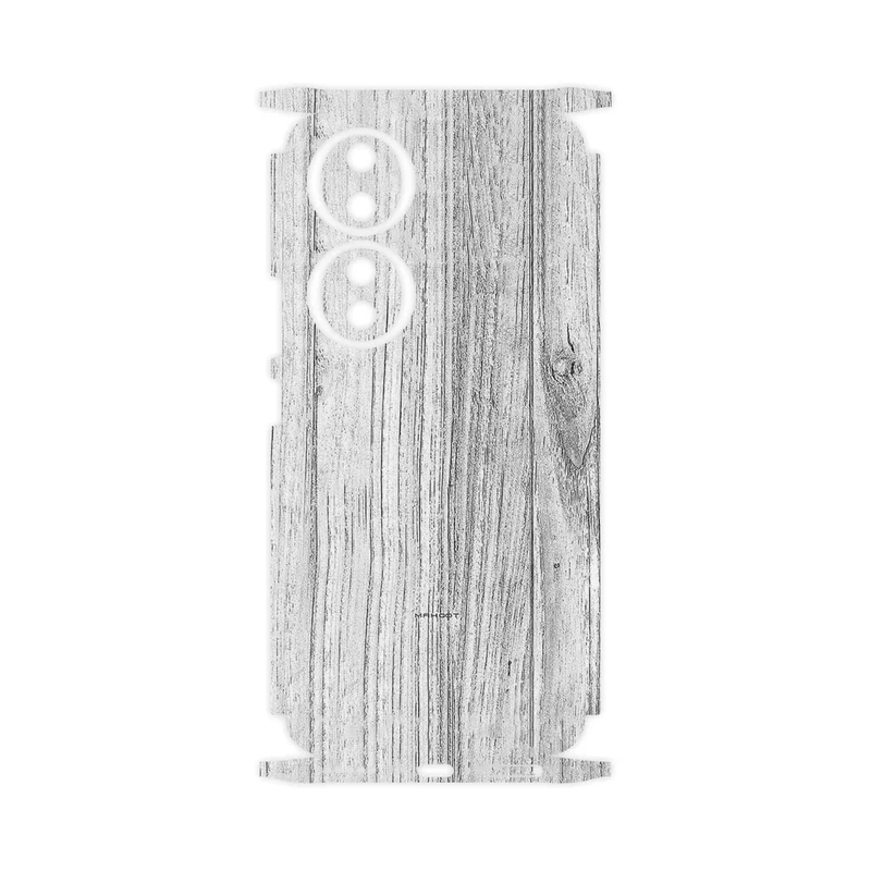 برچسب پوششی ماهوت مدل White_Wood-FullSkin مناسب برای گوشی موبایل آنر 90