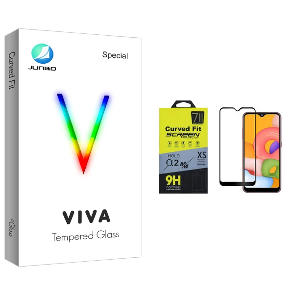 محافظ صفحه نمایش جانبو مدل Viva Glass مناسب برای گوشی موبایل سامسونگ Galaxy A01