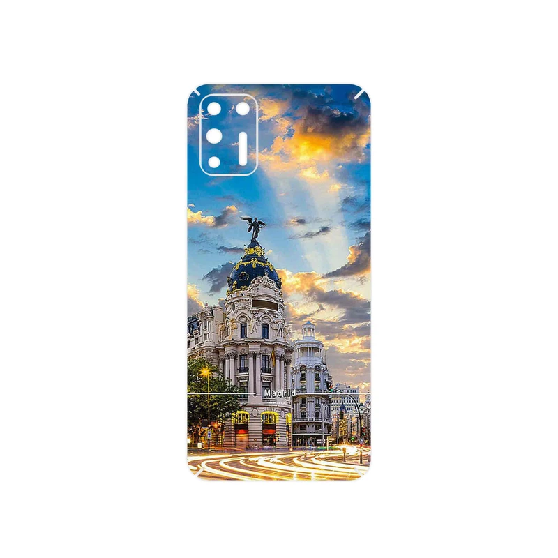 برچسب پوششی ماهوت مدل City of Madrid مناسب برای گوشی موبایل موتورولا Moto G9 Plus