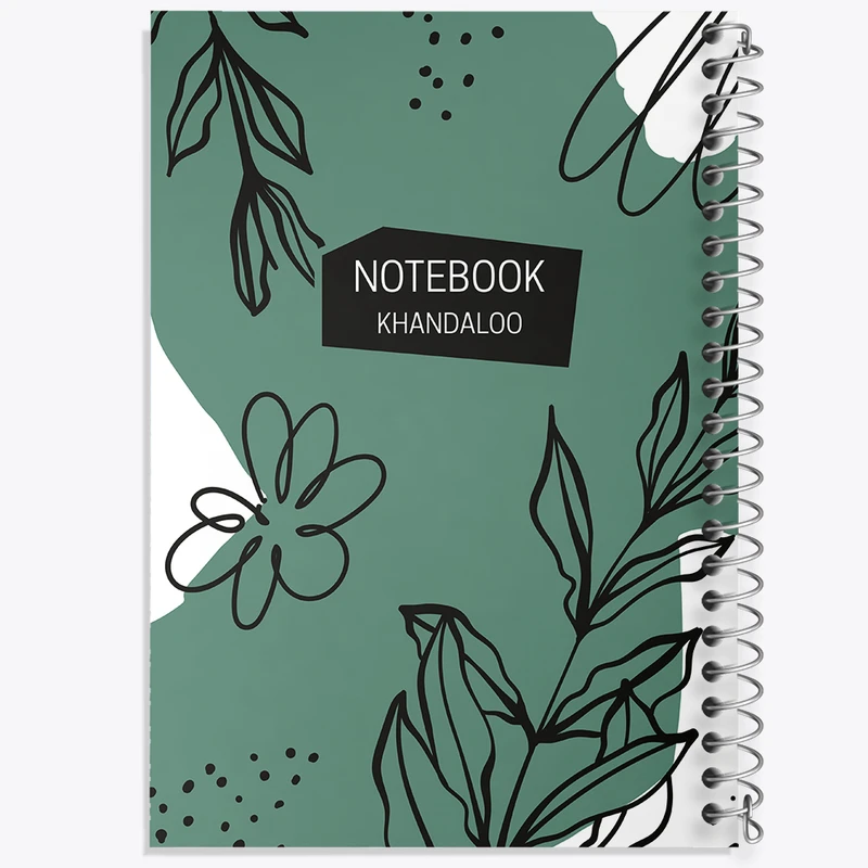 دفتر نت موسیقی 50 برگ خندالو مدل مینیمال کد N164