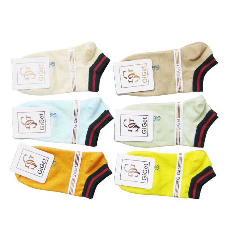 جوراب گی گت مدل فانتزی کد 87 بسته 6 عددی