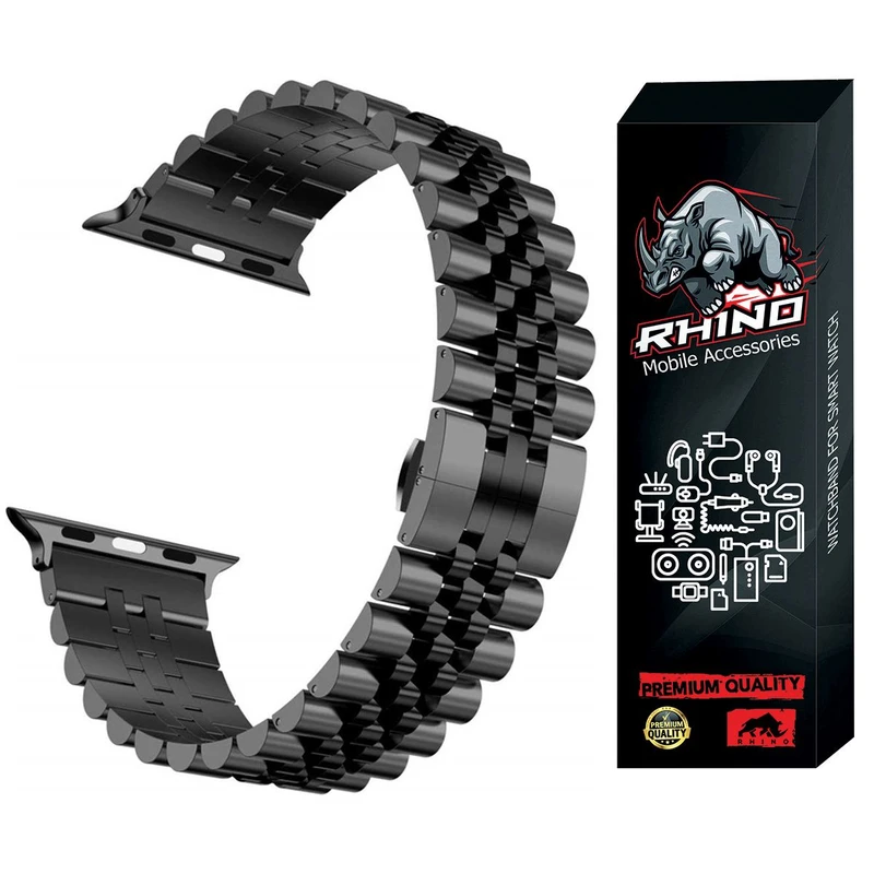 بند راینو مدل R-5Bead مناسب برای اپل واچ سری 8 41 میلی متری