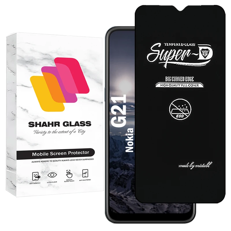 محافظ صفحه نمایش شهر گلس مدل SUPERDNSH مناسب برای گوشی موبایل نوکیا G21