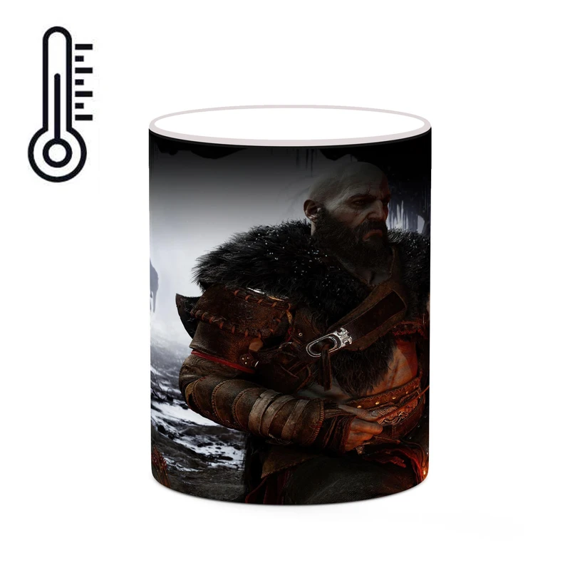 ماگ حرارتی کاکتی طرح گاد آف وار God Of War مدل mgh40704