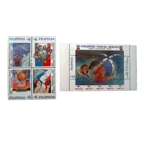 تمبر یادگاری مدل فضایی کد aa-460 مجموعه 5 عددی