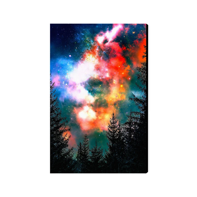 تابلو شاسی عرش مدل فانتزی فضا و کهکشان کد As4181