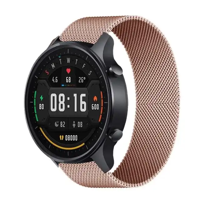 بند مدل milanes مناسب برای ساعت هوشمند شیائومی Stratos Pace 2 / Amazfit Stratos Pace 2S / 2-2S / GTR 47mm