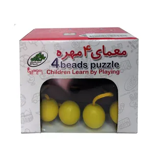 بازی فکری صنایع آموزشی طرح معمای 4 مهره کد 3146