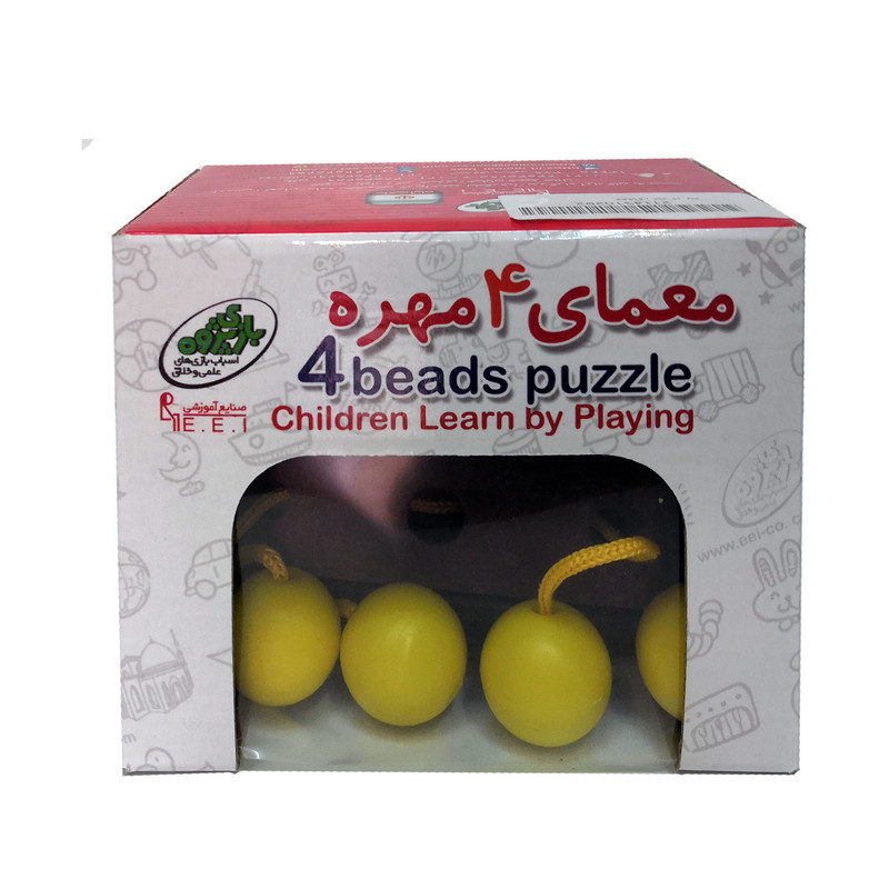 بازی فکری صنایع آموزشی طرح معمای 4 مهره کد 3146
