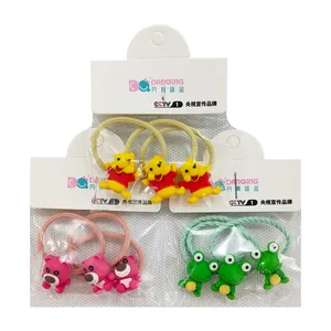 کش مو دخترانه مدل عروسکی کد FF-452 بسته 9 عددی