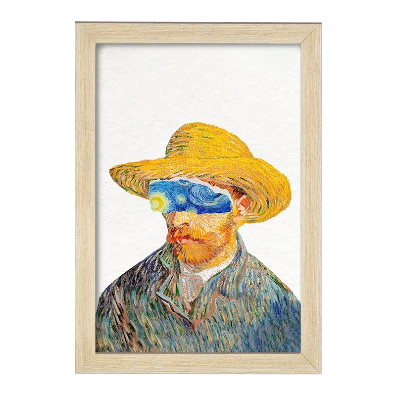 تابلو خندالو مدل ونسان ونگوگ کد 25445