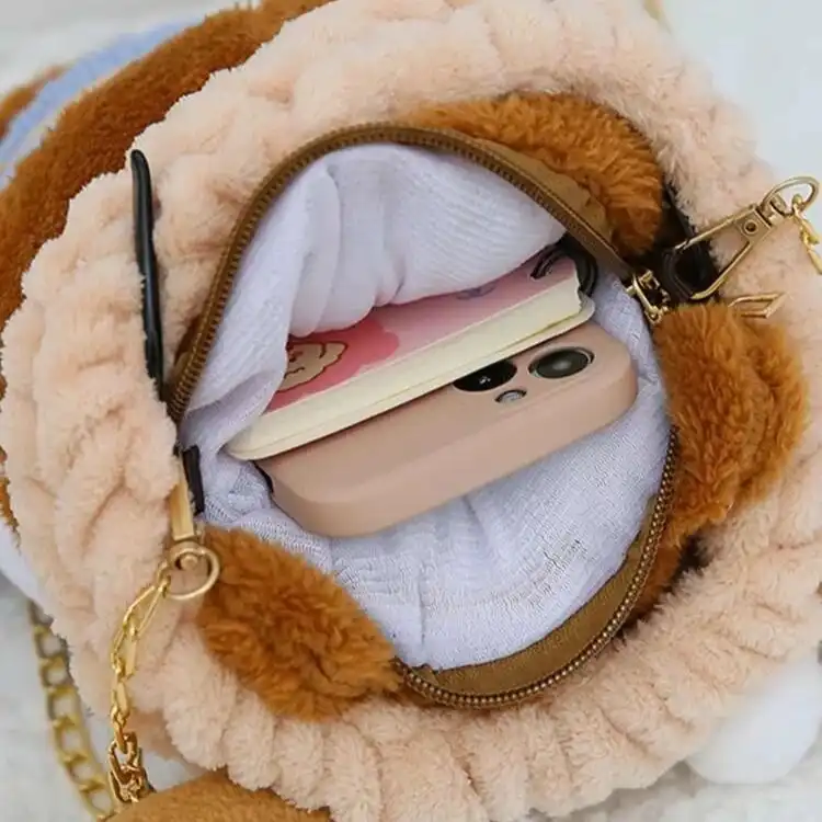 کیف دوشی بچگانه مدل عروسک خرسی