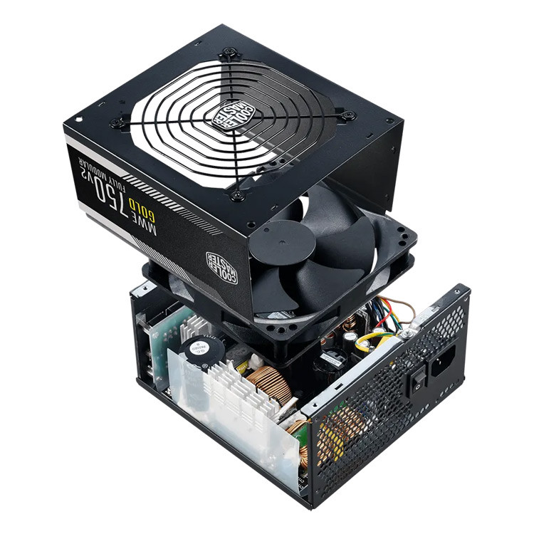 منبع تغذیه کامپیوتر کولر مستر مدل MWE Gold 750 V2 ATX 3.0
