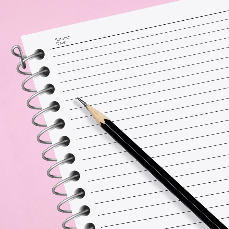 دفتر مشق 100 برگ خندالو طرح دخترانه کیوت کد F6064