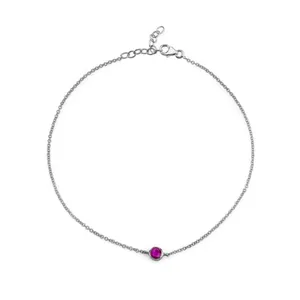 دستبند نقره زنانه مدل نک نگین