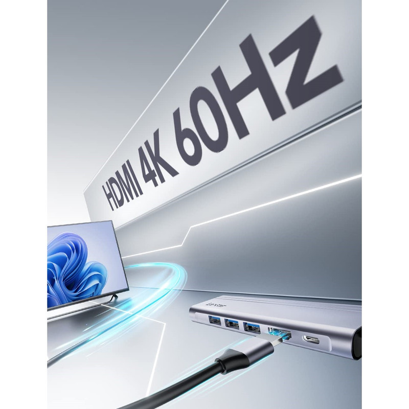 هاب 7 پورت USB-C لکسار مدل H31