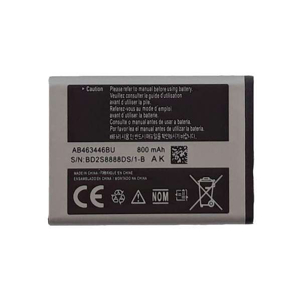باتری موبایل مدل AB463446BU ظرفیت 800 میلی آمپر مناسب برای گوشی موبایل سامسونگ galaxy E250